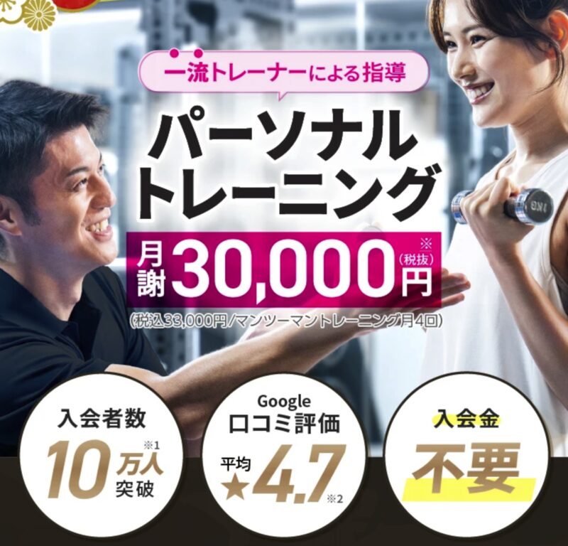 24/7Workoutの公式ホームページ